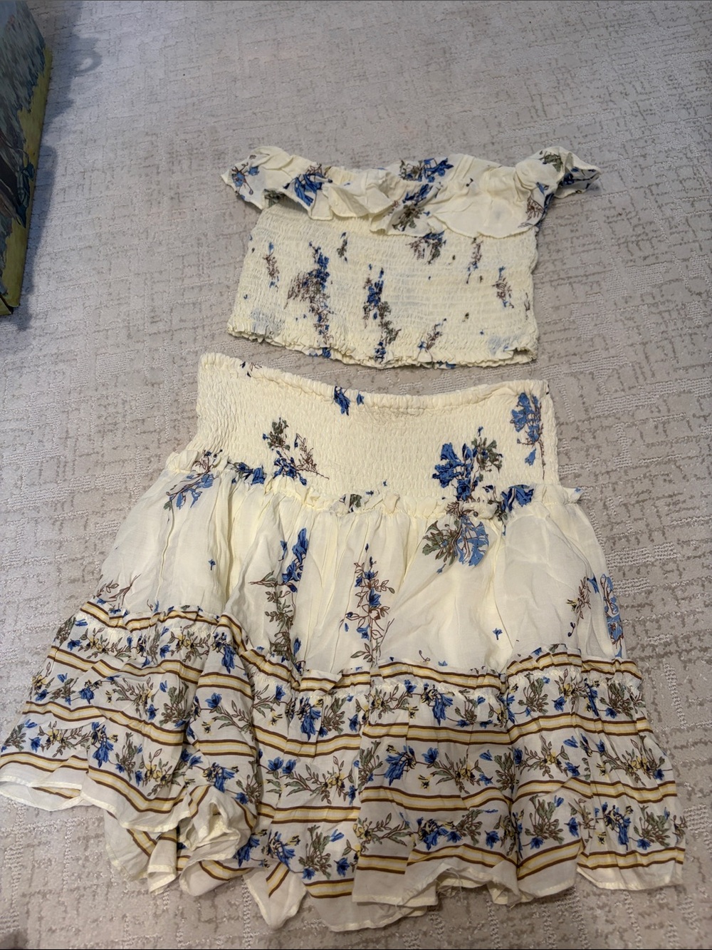 Olivaceous Floral Set